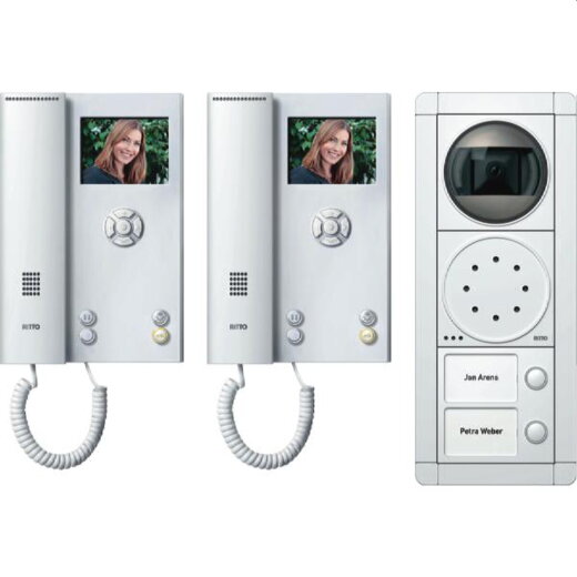 Ritto Türsprechset RGE1892270 Video Paket 2WE weiss/weiss