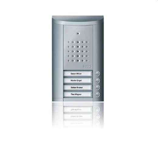 Ritto Entravox Türstation 1840420 4 Tasten silber