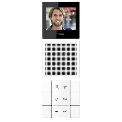 Jung Siedle In-Home-Bus Video-Innenstationen, Serie LS, alpinweiß SIVILS627WW