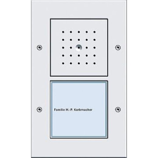Gira Türstation 126666 AP 1fach Tuerko reinweiss