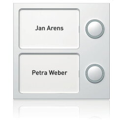 Ritto Portier Tastenmodul 1875270 TwinBus 2Tasten weiss