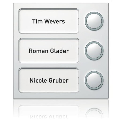 Ritto Tastenmodul 1875370 TwinBus 3Tasten weiss