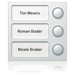 Ritto Tastenmodul 1875370 TwinBus 3Tasten weiss