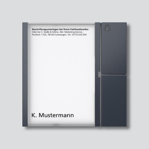 Siedle Tastenmodul BTM 650-01 AG anthrazitgrau