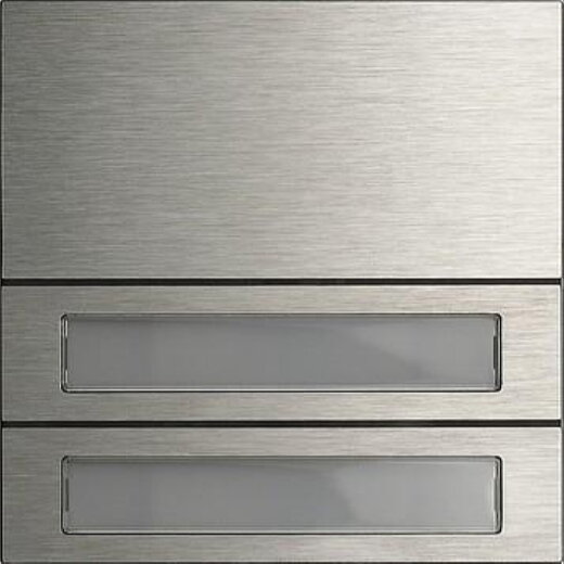Gira Ruftastenmodul 5532920 2fach System 106 Edelstahl