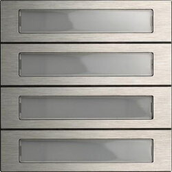 Gira Ruftastenmodul 5534920 4fach System 106 Edelstahl