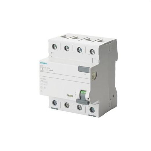 Siemens FI-Schutzschalter, FI 40/0,03A 3polig+N 400V 4TE SIGRES 5SV3344-6KK12