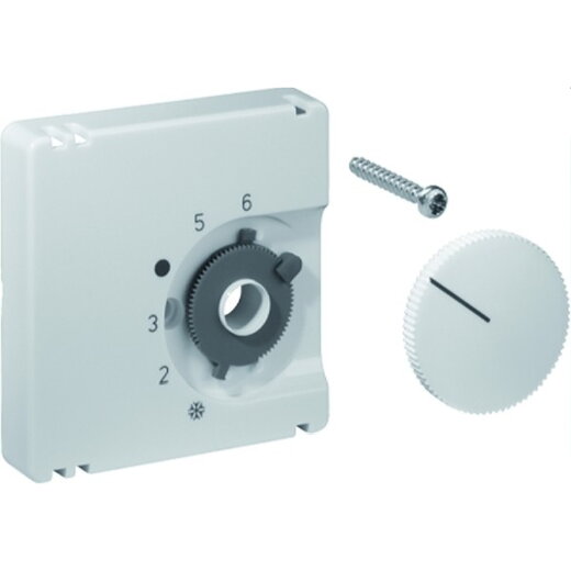 Alre-It Abdeckung für Raumtemperaturregler JZ-001.001 50x50mm matt reinweiss UN990040