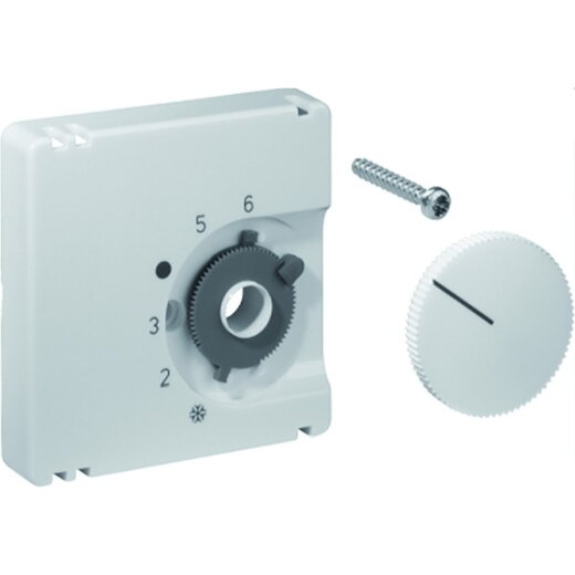 Alre-It Abdeckung für Raumtemperaturregler JZ-001.100 55x55mm glanz reinweiss UN990050