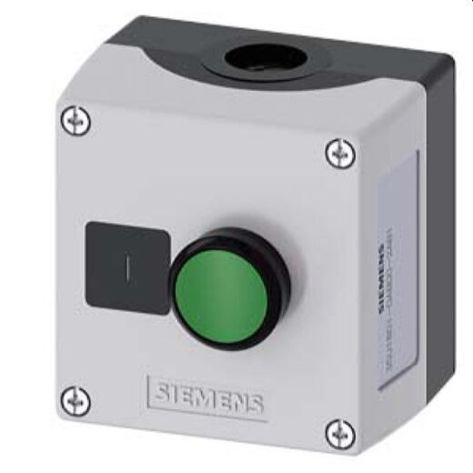 Siemens Gehäuse für Befehlsgeräte 22mm rund 3SU1801-0AB00-2AB1