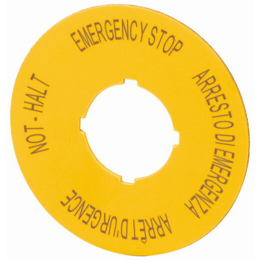 EATON Electric Schild M22-XAK11 Not-Halt