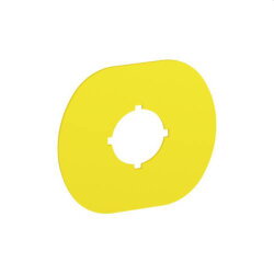 ABB Stotz-Kontakt Beschriftungsschildplatte NA6-1024 gelb...