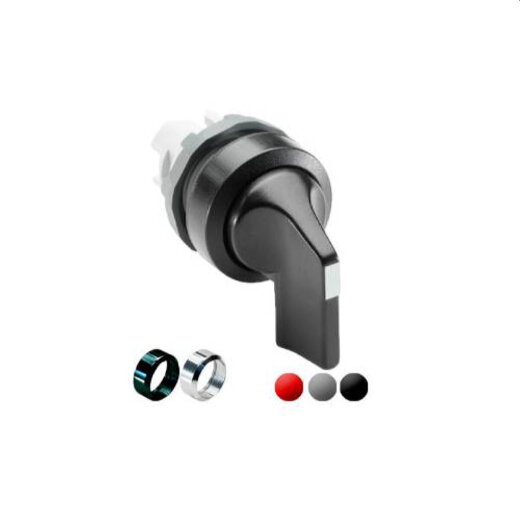 ABB Stotz-Kontakt Wahlschalter-Bedienelement M3SS8-10U grau 1SFA611217R1007