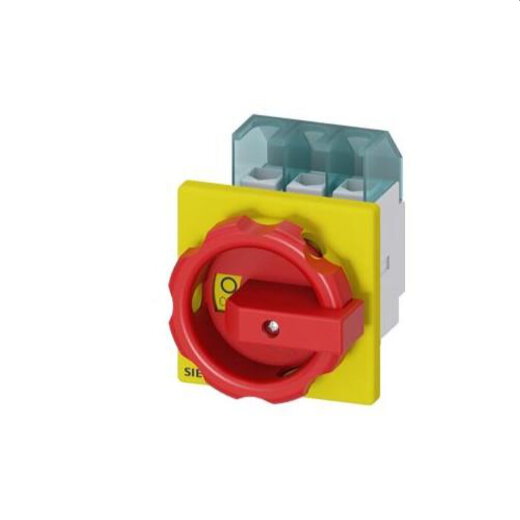 Siemens Not-Aus-Schalter 3polig fuer Fronteinbau 3LD2203-0TK53