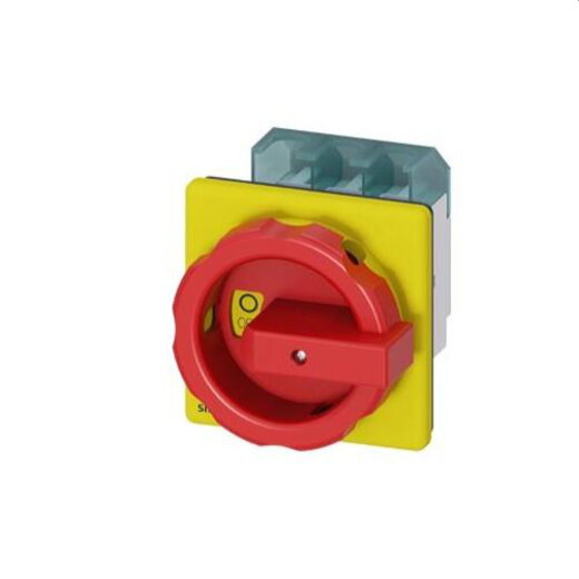 Siemens Not-Aus-Schalter 3polig fuer Fronteinbau 3LD2504-0TK53