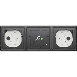 Gira AP-Gehäuse 5503910 3Module 1x3 Anthrazit