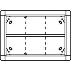 Ritto UP-Rahmen 1881670 6fach weiss