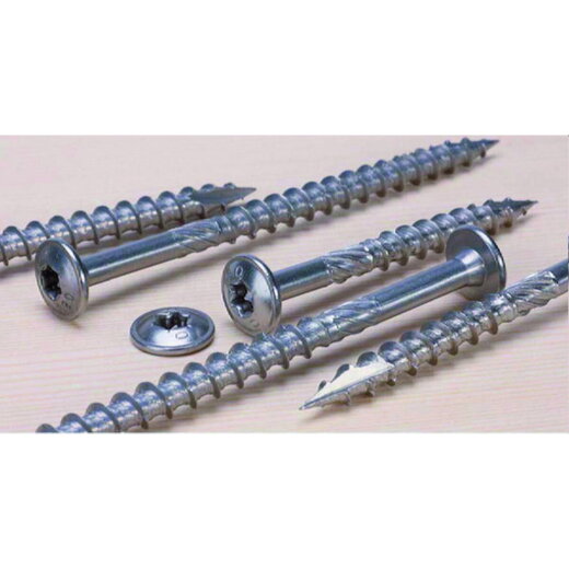 F+S Tellerkopfschrauben TX40 8x80 mit Schaftfräser edelstahl A2 VE