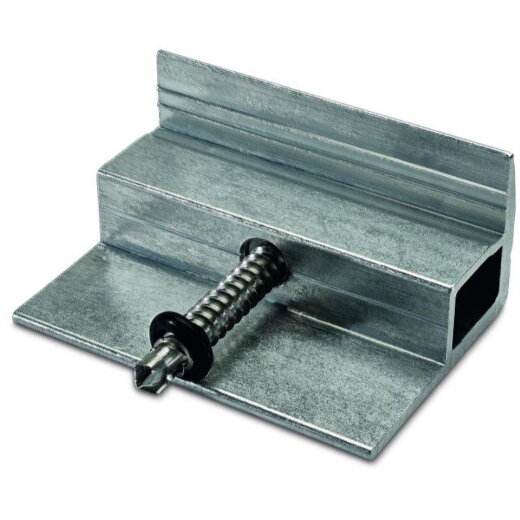 Novotegra Flachdach II Modulbefestiger-Set E Endklemme 30-42mm