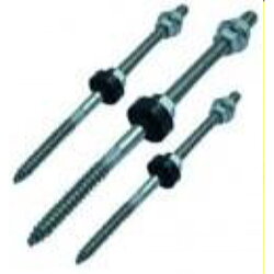 Schletter Stockschraubenset 110012-300 M12x300 incl. 3...