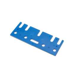 Novotegra Unterlegplatte Dachhaken PP blau, 2mm
