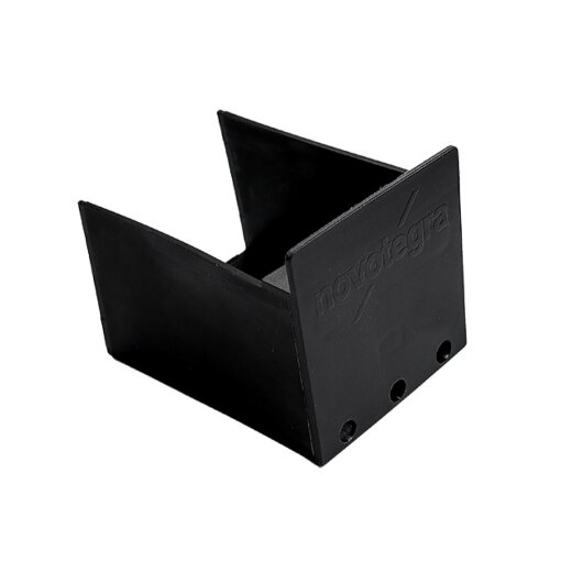 Novotegra Abdeckkappe für Montageprofil C47 schwarz