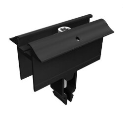 SL Rack Mittelklemme Vario 30-50 mm schwarz m. Erdung...