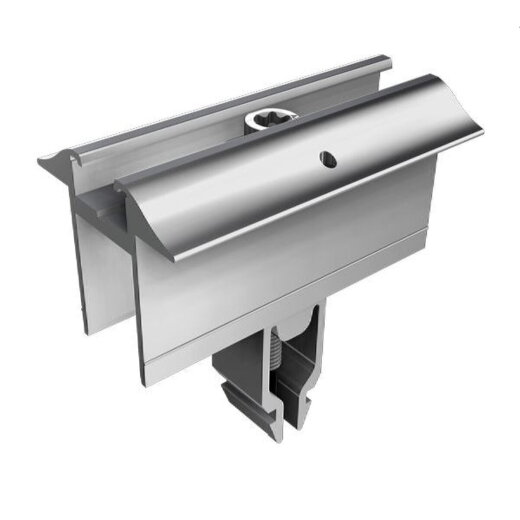 SL Rack Mittelklemme Vario 30-50 mm m. Erdung blank 91121-01