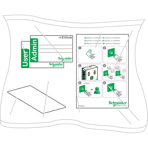 Schneider Electric Karten EVlink 10 RFID