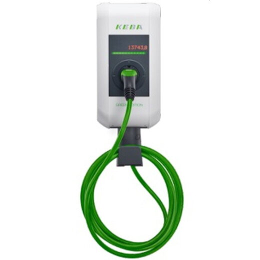 KEBA Wallbox c-series EN Type2 6m Cable 22kW-RFID-ME