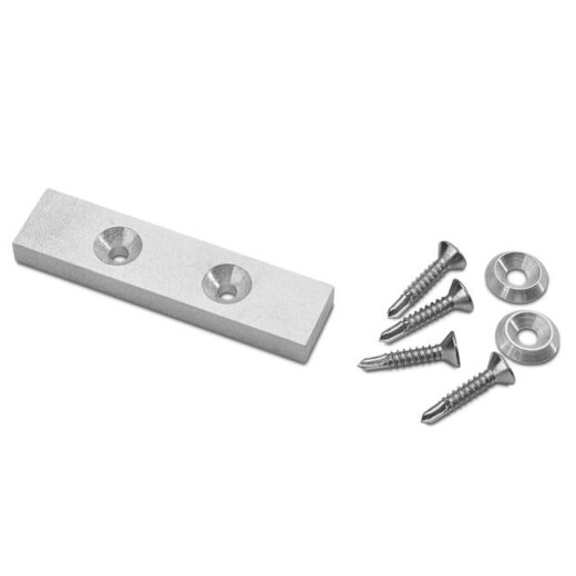 Novotegra Adapterblech-Set 80 x 20 x 8 mm