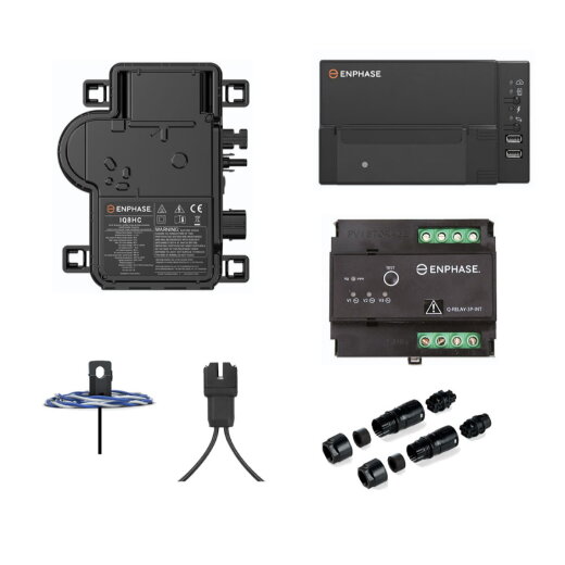 Enphase IQ8HC Komplett-Set 10.3 kVA - inkl. 3 phasiger Überwachung