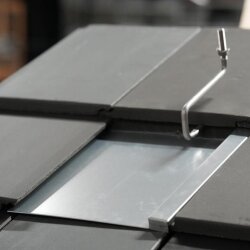 Marzari Metalldachplatte MTP-TGL-330-VZ Typ TGL 330 Blechersatzziegel verzinkt