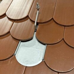 Marzari Metalldachplatte MTP-Vario-VZ Typ Vario Blechersatzziegel verzinkt