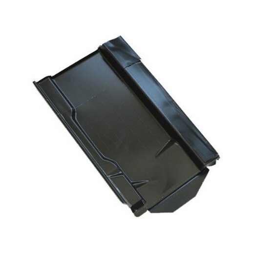 Marzari Metalldachplatte Typ Ton 260 Blechersatzziegel schwarzgrau