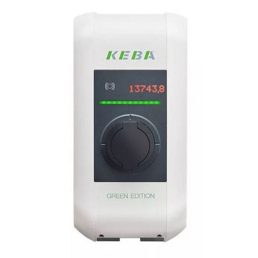 KEBA Wallbox x-series EN Type2 Socket 22kW RFID MID