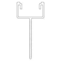 K2 Systems Modultragprofil 2004310 FacadeRail 4m Alu blank