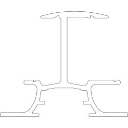 K2 Systems Modultragprofil InsertionRail 2.0 2004316 30mm Rahmenhöhe 5.70 m Alu schwarz