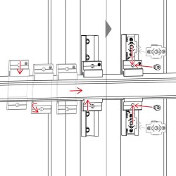 K2 Systems InsertionRail 2.0 CrossConnector 2004374