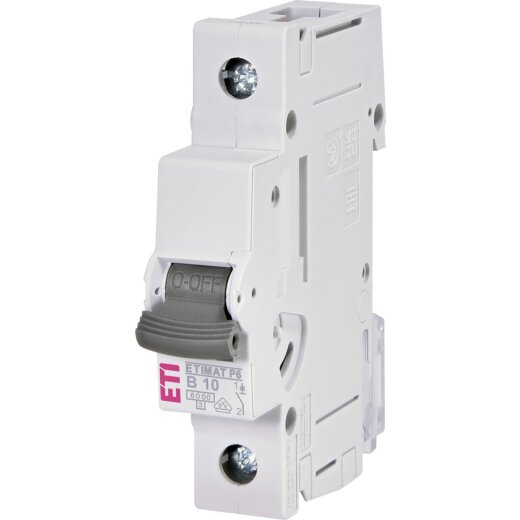 ETI Leitungsschutzschalter, ETIMAT P6 1p B10